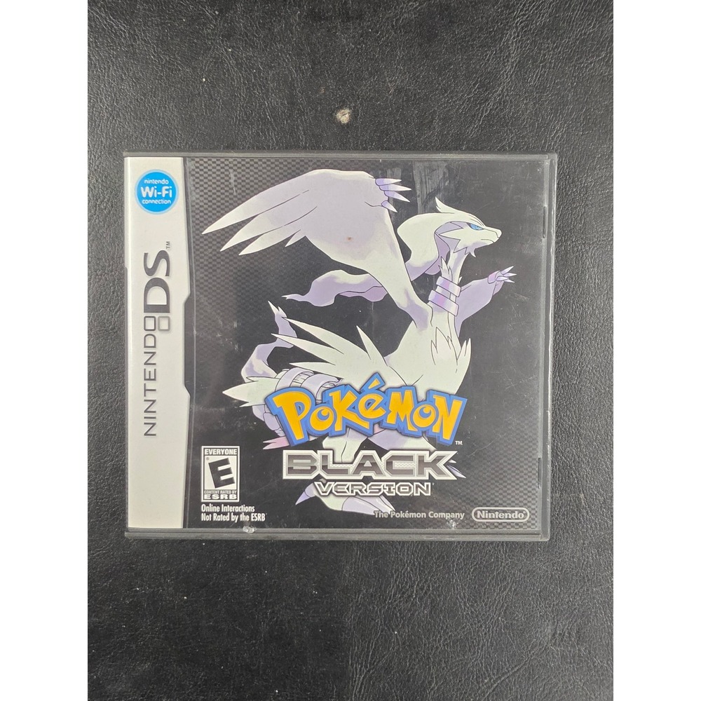 Pokemon Black Version Nintendo DS Case and Manual Only No Game